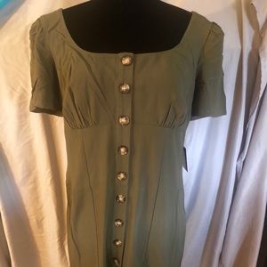 EXPRESS green dress